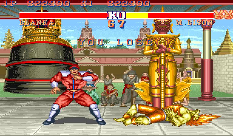 Street Fighter II: The World Warrior (World 910522) - NewSheriffInTown!! - User Screenshot